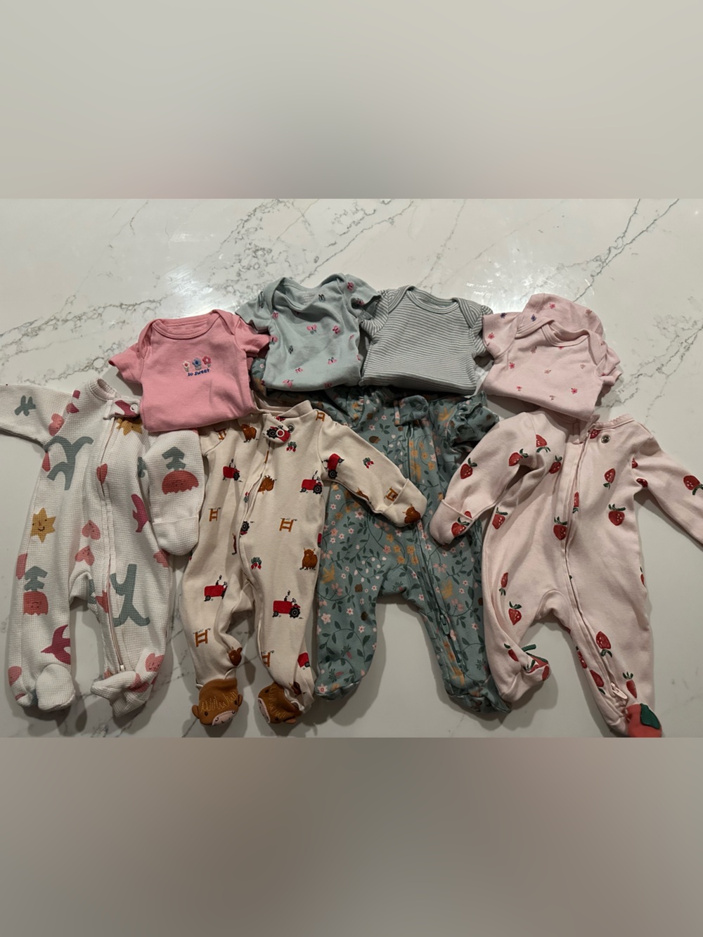 Carters preemie sleepers / onesies